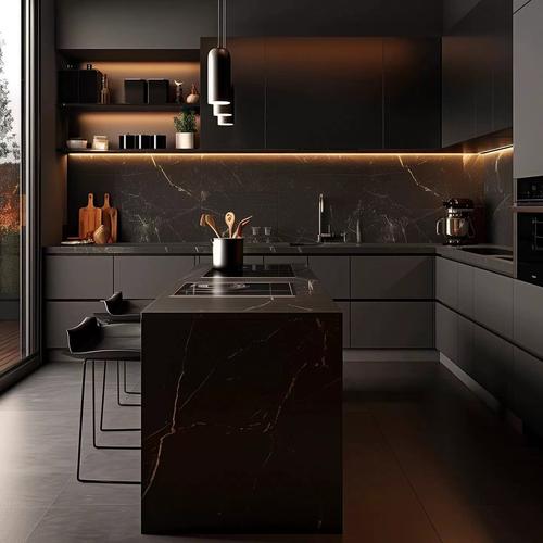 澳洲意式全屋定制整体橱柜整体厨房不锈钢定制柜子?具车系统灶台