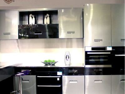 不锈钢整体橱柜效果图赏析