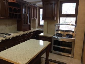 诺孚厨堡集成灶不锈钢整体橱柜 现代厨房的理想选择